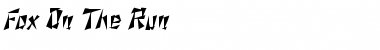 Download Fox On The Run 3 Font Download Fox On The Run 3 Font