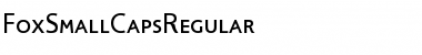 Download FoxSmallCapsRegular Font Download FoxSmallCapsRegular Font