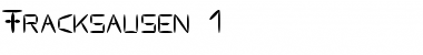 Download Fracksausen Font Download Fracksausen Font
