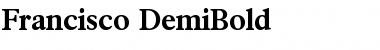 Download Francisco-DemiBold Font Download Francisco-DemiBold Font