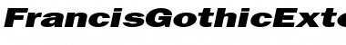 Download FrancisGothicExtended Font Download FrancisGothicExtended Font