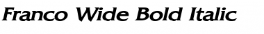 Download Franco Wide Font Download Franco Wide Font