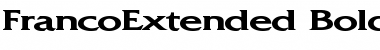 Download FrancoExtended Font Download FrancoExtended Font
