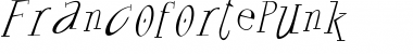 Download FrancofortePunk Font Download FrancofortePunk Font