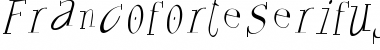Download FrancoforteSerifus Font Download FrancoforteSerifus Font