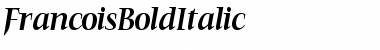 Download FrancoisBoldItalic Font Download FrancoisBoldItalic Font