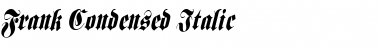 Download Frank Condensed Font Download Frank Condensed Font