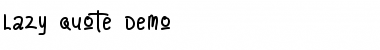 Download Lazy Quotes Demo Font Download Lazy Quotes Demo Font