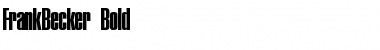 Download FrankBecker Font Download FrankBecker Font