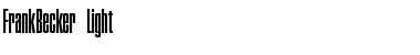 Download FrankBecker-Light Font Download FrankBecker-Light Font