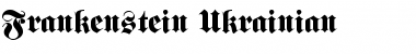 Download Frankenstein Ukrainian Font Download Frankenstein Ukrainian Font