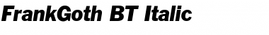 Download FrankGoth BT Font Download FrankGoth BT Font