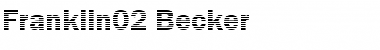 Download Franklin02 Becker Font Download Franklin02 Becker Font