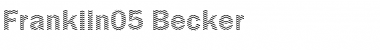 Download Franklin05 Becker Font Download Franklin05 Becker Font