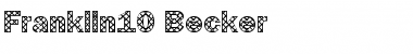 Download Franklin10 Becker Font Download Franklin10 Becker Font