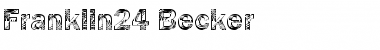 Download Franklin24 Becker Font Download Franklin24 Becker Font