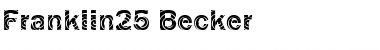 Download Franklin25 Becker Font Download Franklin25 Becker Font
