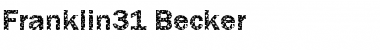Download Franklin31 Becker Font Download Franklin31 Becker Font