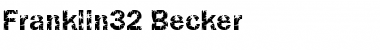 Download Franklin32 Becker Font Download Franklin32 Becker Font