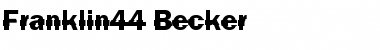 Download Franklin44 Becker Font Download Franklin44 Becker Font