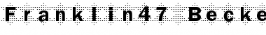 Download Franklin47 Becker Font Download Franklin47 Becker Font