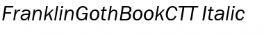 Download FranklinGothBookCTT Font Download FranklinGothBookCTT Font
