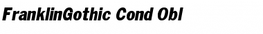 Download FranklinGothic-Cond-Obl Font Download FranklinGothic-Cond-Obl Font