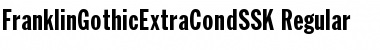 Download FranklinGothicExtraCondSSK Font Download FranklinGothicExtraCondSSK Font