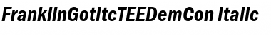 Download FranklinGotItcTEEDemCon Font Download FranklinGotItcTEEDemCon Font