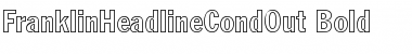 Download FranklinHeadlineCondOut Font Download FranklinHeadlineCondOut Font