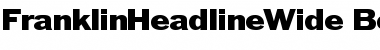 Download FranklinHeadlineWide Font Download FranklinHeadlineWide Font