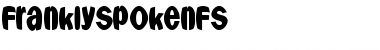 Download FranklySpokenFS Font Download FranklySpokenFS Font