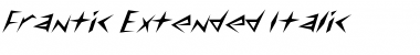 Download Frantic-Extended Font Download Frantic-Extended Font