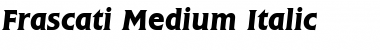 Download Frascati-Medium Font Download Frascati-Medium Font