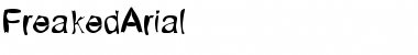 Download FreakedArial Font Download FreakedArial Font