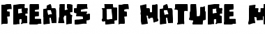 Download Freaks of Nature massive Font Download Freaks of Nature massive Font