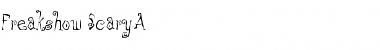 Download Freakshow-ScaryA Font Download Freakshow-ScaryA Font