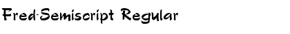 Download Fred-Semiscript Font Download Fred-Semiscript Font