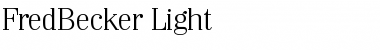 Download FredBecker-Light Font Download FredBecker-Light Font