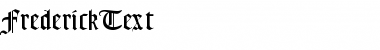 Download FrederickText Font Download FrederickText Font