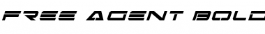 Download Free Agent Bold ExpItal Font Download Free Agent Bold ExpItal Font