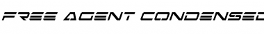 Download Free Agent Condensed Italic Font Download Free Agent Condensed Italic Font