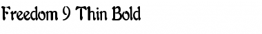 Download Freedom 9 Thin Font Download Freedom 9 Thin Font