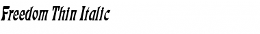 Download Freedom Thin Font Download Freedom Thin Font