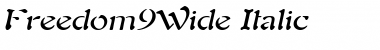 Download Freedom9Wide Font Download Freedom9Wide Font