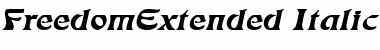 Download FreedomExtended Font Download FreedomExtended Font