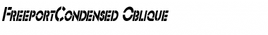 Download FreeportCondensed Font Download FreeportCondensed Font