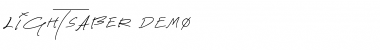 Download Lightsaber DEMO Font Download Lightsaber DEMO Font