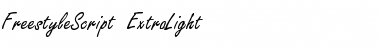 Download FreestyleScript-ExtraLight Font Download FreestyleScript-ExtraLight Font