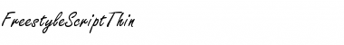 Download FreestyleScriptThin Font Download FreestyleScriptThin Font